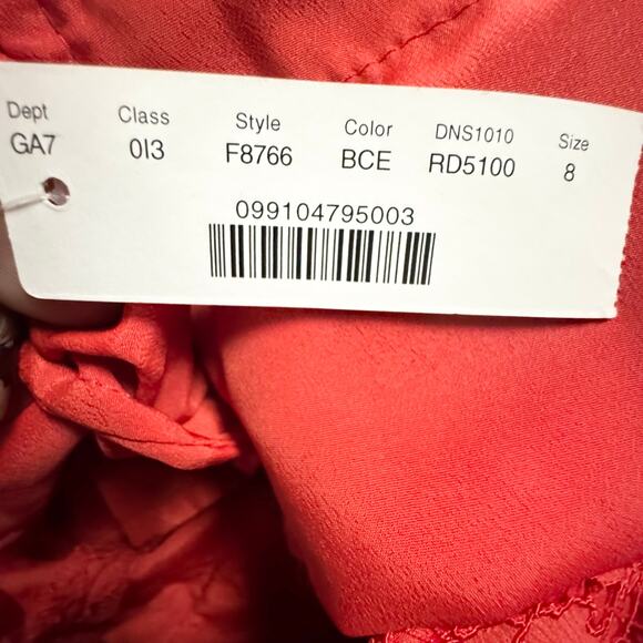 J.Crew Easy Pant in Lace Red Women’s Size 8 Cropped - Picture 5 of 6